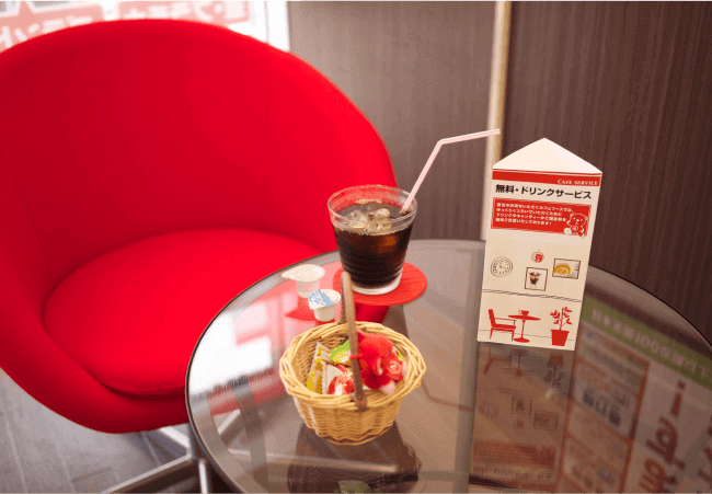 Drinks for free at stores