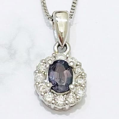 rantai 0.26ct Pt900
