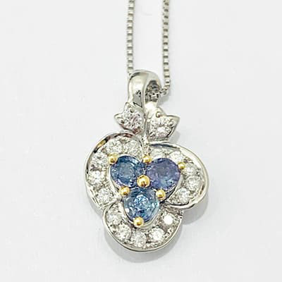 rantai 0.28ct K18WG