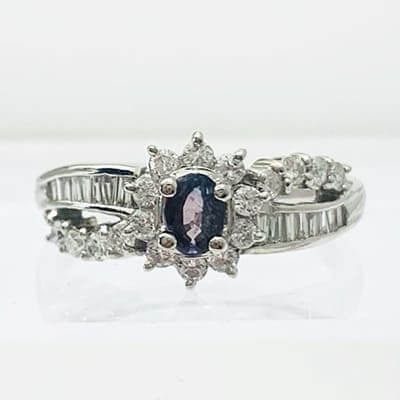 cincin 0.18ct Pt900