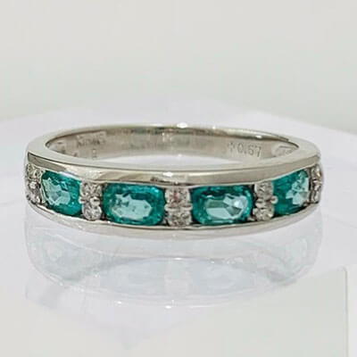 Emerald Ring 0.57ct K18WG