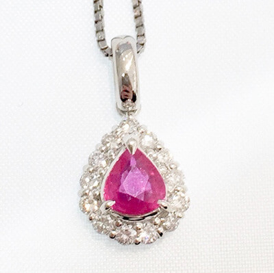 rantai 0.67ct Pt900