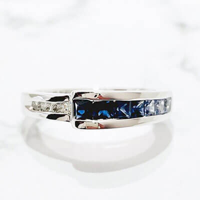 cincin 0.70ct K18WG
