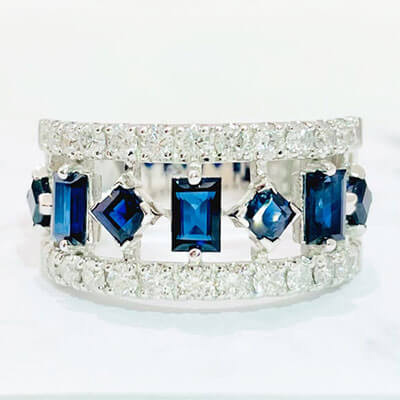 cincin 1.68ct K18WG