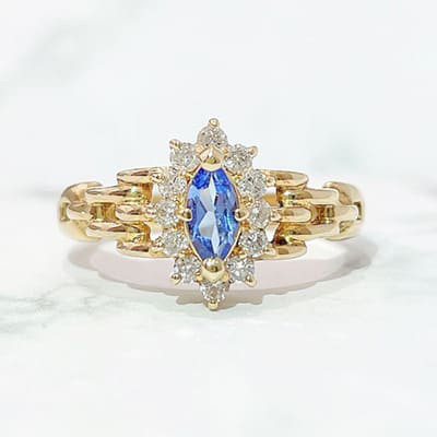 cincin 0.20ct K18YG