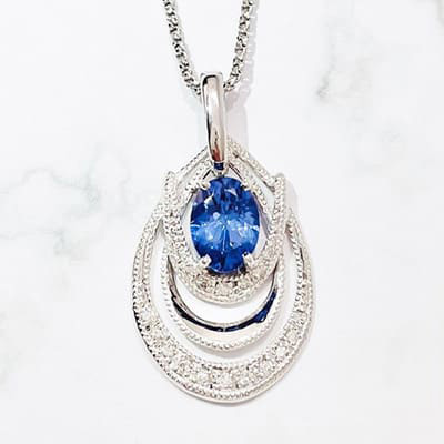 rantai 0.81ct K18WG