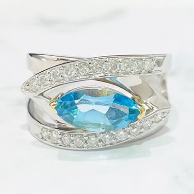 rantai Topaz Pt900