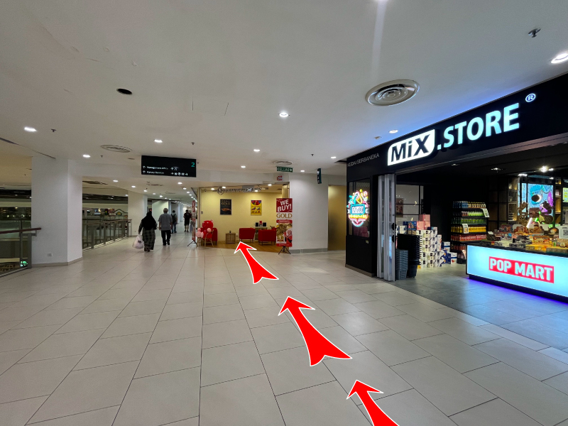 Kami terletak di sebelah Kedai MiX.