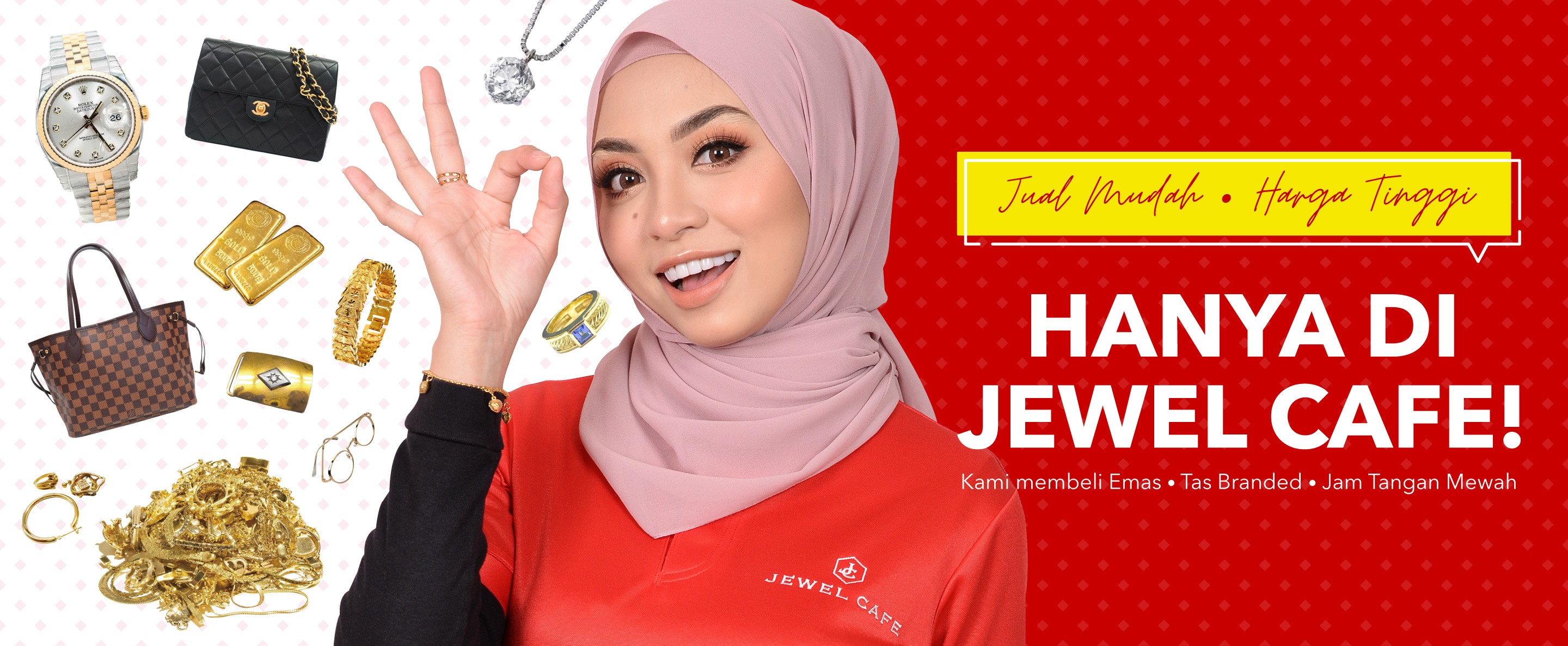 You can sell it right now at Jewel Cafe! Free assessment and consultation